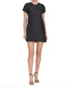 Livro Tee Mini Dress In Black In Black