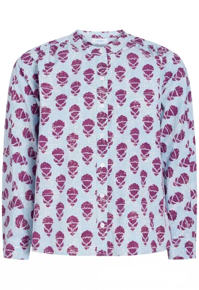 Livro Women's Bradley Shirt In Marrakech Bloom In Purple