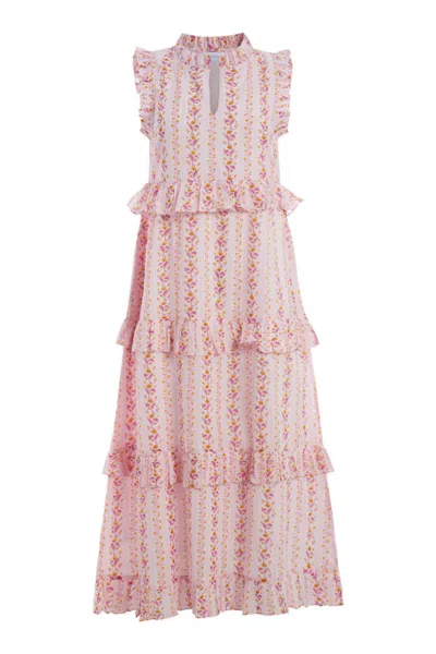 Livro Women's Julia Dress In Somerset Pink In Multi