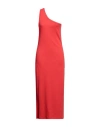 Livthelabel Woman Maxi Dress Red Size L Organic Cotton, Lycra In Red