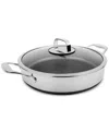 Livwell Diamondclad 5-qt. Hybrid Nonstick Stainless Steel Saute Pan And Lid In Silver