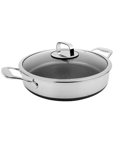 LIVWELL LIVWELL DIAMONDCLADª 5QT HYBRID NONSTICK STAINLESS STEEL SAUTŽ PAN & LID