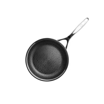 Livwell Diamondclad 6 Piece Hybrid Nonstick Stainless Steel Frying Pan Cookware Set In Silver