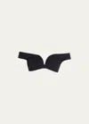 Livy Eclipse Bandeau Bikini Top In Black