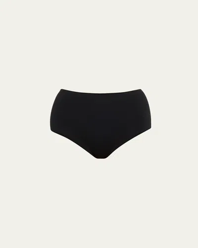 Livy Rooftop Strappy High-rise Briefs In Black