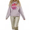 Livylu David Bowie Starman Hoodie In Orchid In Pink