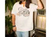 Livylu Dolly Parton Rose Records Graphic Tee In Off White