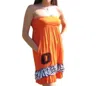 Livylu Oklahoma State University Logo Dress In Orange In Orange
