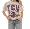 Livylu Tcu Thrifted Tee In Off In Multi
