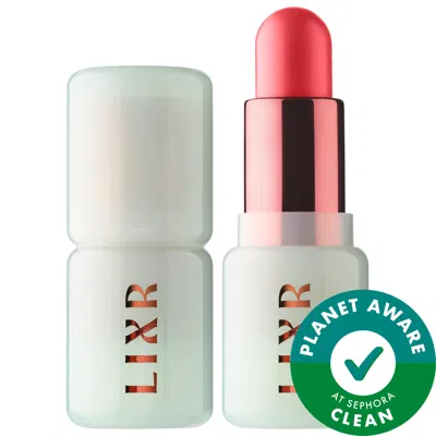 Lixr Beauty Lixstick Creamy Lip +cheek Tint Stick Damson 0.18 Oz/5.2 G In Purple