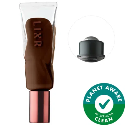 Lixr Beauty Skin Shake Bi-phase Serum Skin Tint With Squalane Nutmeg 0.22 Oz/10 ml In Brown