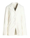 Liya Woman Blazer Off White Size 6 Cotton, Polyester, Elastane