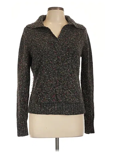 Pre-owned Liz & Co. Cardigan Sweater In Brown