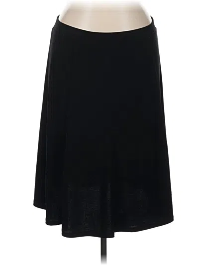 Pre-owned Liz & Co. Casual Skirt In Black