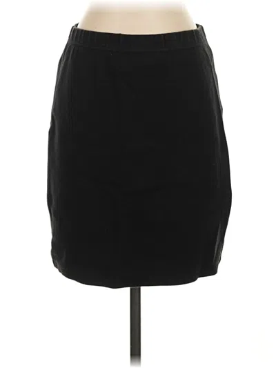 Pre-owned Liz & Co. Casual Skirt In Black