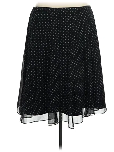 Pre-owned Liz & Co. Casual Skirt In Black