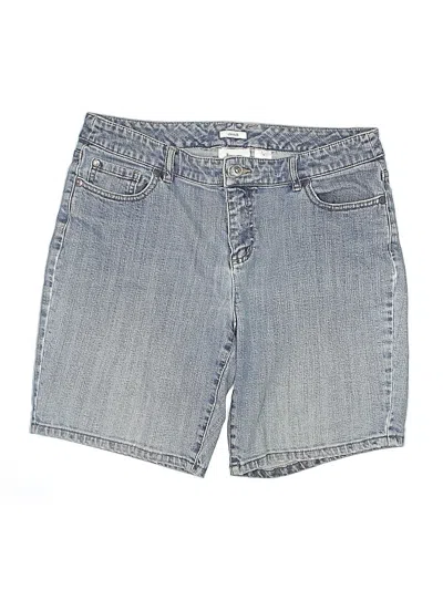 Pre-owned Liz & Co. Denim Shorts In Blue