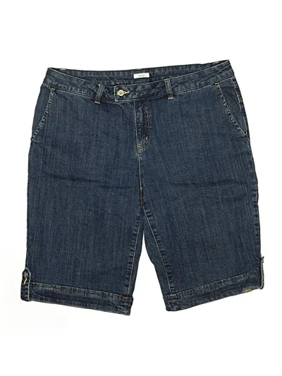 Pre-owned Liz & Co. Denim Shorts In Blue
