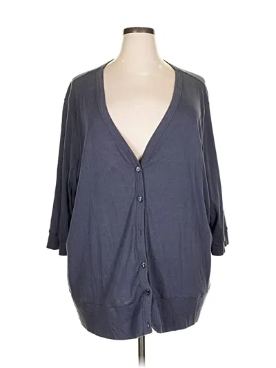 Pre-owned Liz & Me Cardigan Sweater In Gray