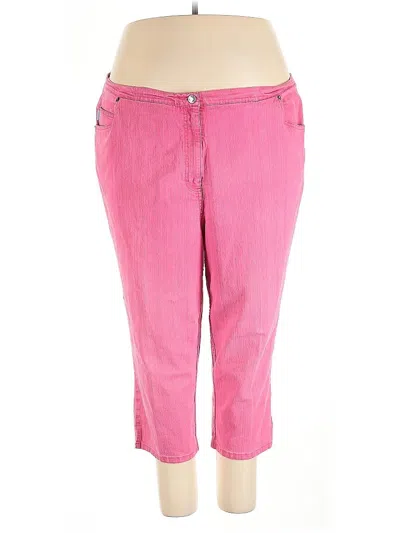 Pre-owned Liz & Me Jeggings In Pink