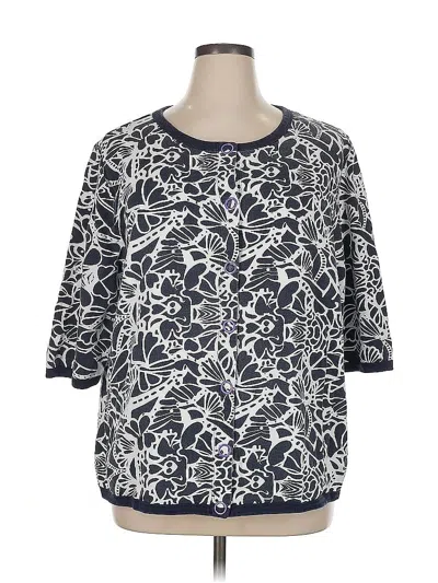 Pre-owned Liz & Me Pullover Sweater In Blue