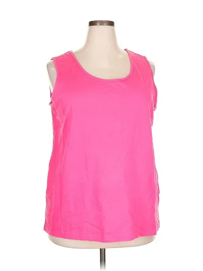 Pre-owned Liz & Me Sleeveless T-shirt In Pink