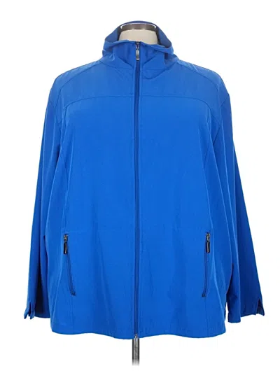 Pre-owned Liz & Me Track Jacket In Blue