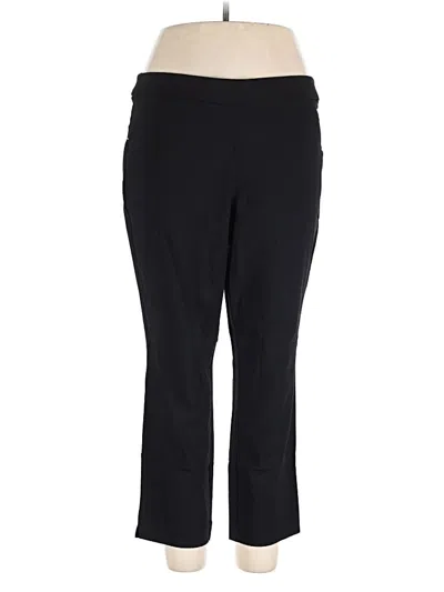 Pre-owned Liz Claiborne Active Pants In Black
