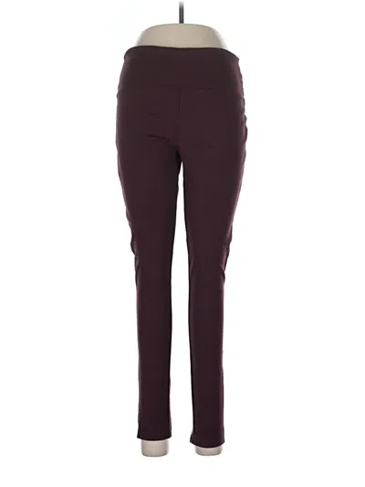 Pre-owned Liz Claiborne Active Pants In Burgundy