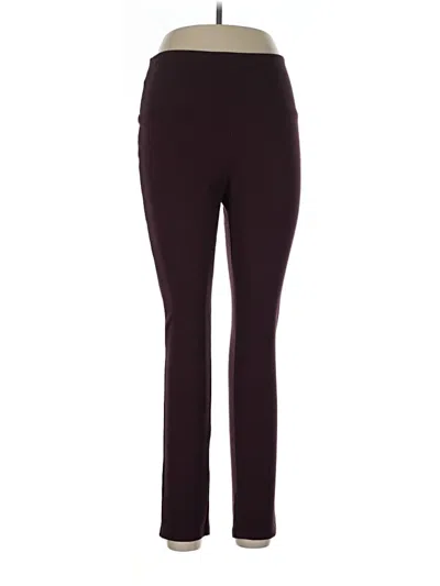 Pre-owned Liz Claiborne Active Pants In Burgundy