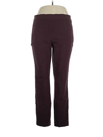 Pre-owned Liz Claiborne Active Pants In Burgundy