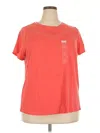 Liz Claiborne Active T-shirt In Red