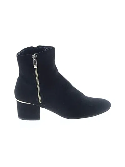 Pre-owned Liz Claiborne Ankle Boots In Black
