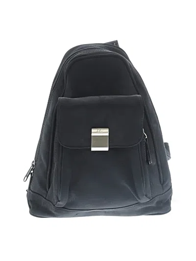 Pre-owned Liz Claiborne Backpack In Black