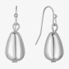 Liz Claiborne Beaded Womens Drop Earrings In Silver