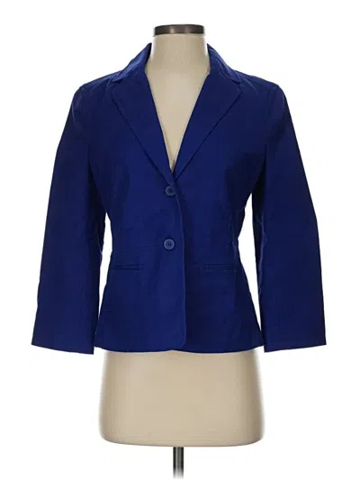 Pre-owned Liz Claiborne Blazer Jacket In Blue