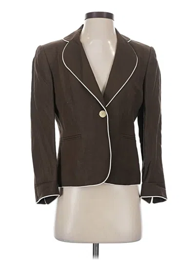Pre-owned Liz Claiborne Blazer Jacket In Brown