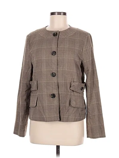 Pre-owned Liz Claiborne Blazer Jacket In Brown