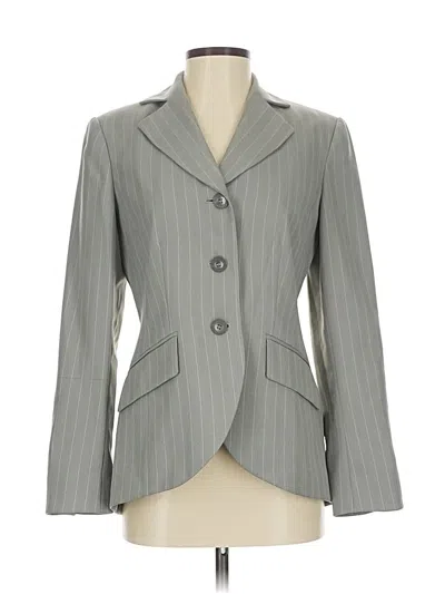 Pre-owned Liz Claiborne Blazer Jacket In Gray
