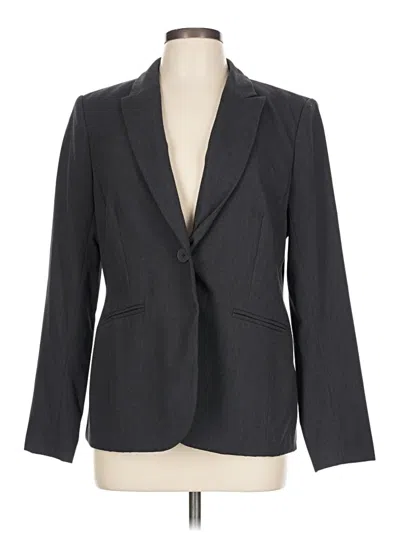 Pre-owned Liz Claiborne Blazer Jacket In Gray