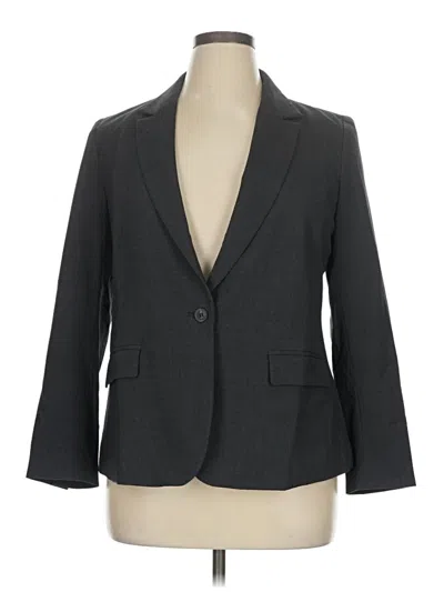 Pre-owned Liz Claiborne Blazer Jacket In Gray