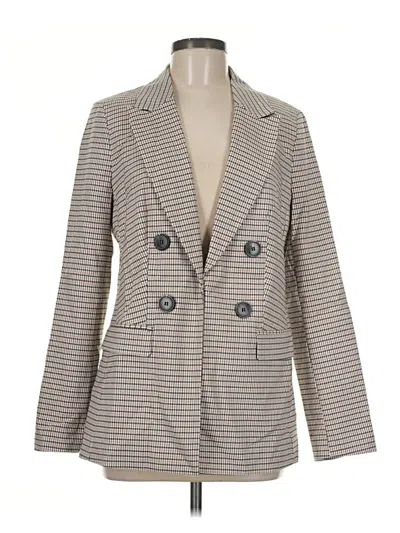 Pre-owned Liz Claiborne Blazer Jacket In Gray