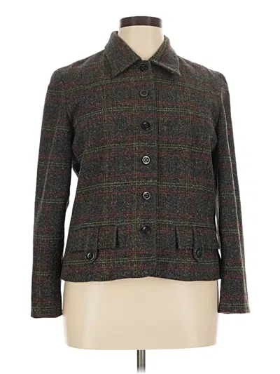 Pre-owned Liz Claiborne Blazer Jacket In Gray