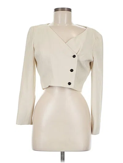 Pre-owned Liz Claiborne Blazer Jacket In Ivory