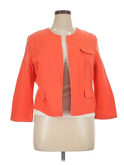 Pre-owned Liz Claiborne Blazer Jacket In Orange