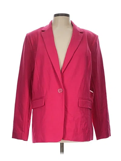 Pre-owned Liz Claiborne Blazer Jacket In Pink
