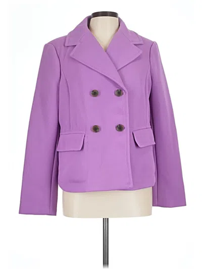 Pre-owned Liz Claiborne Blazer Jacket In Purple
