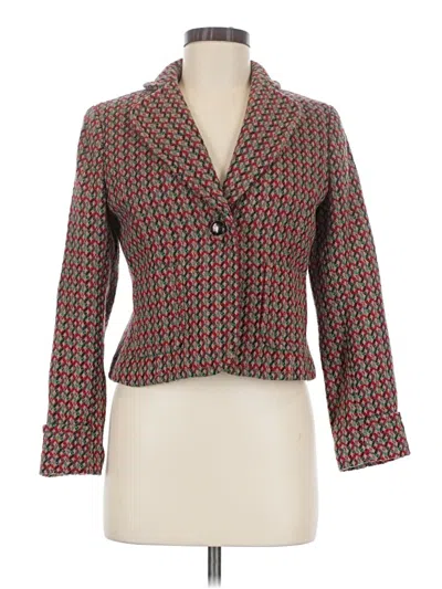 Pre-owned Liz Claiborne Blazer Jacket In Red