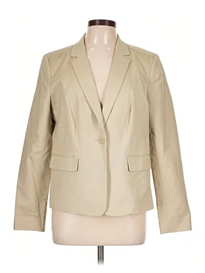 Pre-owned Liz Claiborne Blazer Jacket In Tan