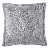 Liz Claiborne Brooke Paisley Euro Sham In Gray